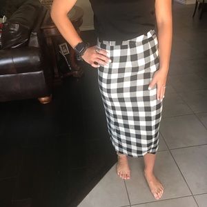 Black and White professional skirt